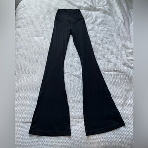 Aerie crossover flare leggings black size XS